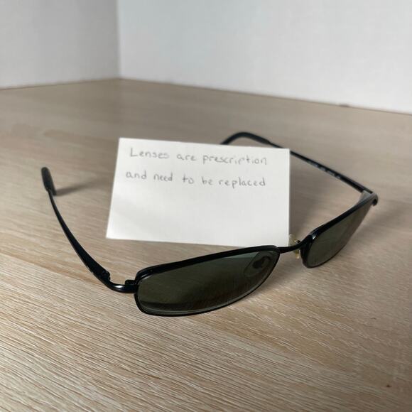 Ray-Ban RB3198 006 Sunglasses Black Metal Flex Hinge 55-18 FRAMES ONLY Italy - Picture 1 of 8